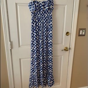 Mahi Gold Sunset Maxi Dress